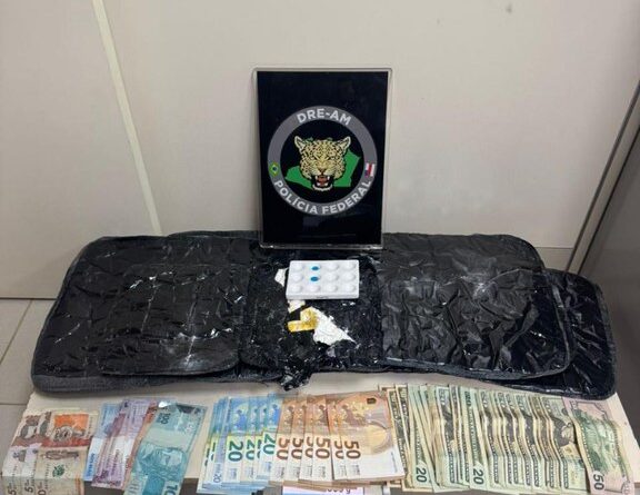 PF realiza duas prisões por tráfico de drogas no Aeroporto Internacional de Manaus