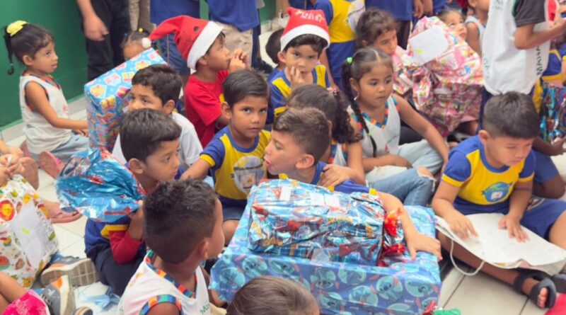TCE-AM transforma Natal de 286 crianças com gestos de afeto e solidariedade