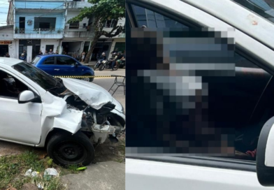 Homem esfaqueado morre dentro de carro no bairro Educandos, em Manaus; VÍDEO