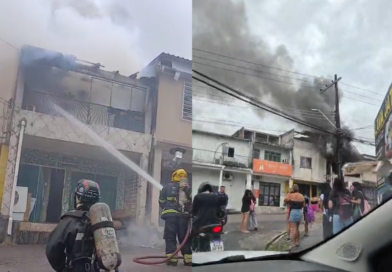 Incêndio atinge residência no Conjunto Hiléia, na zona oeste de Manaus; VÍDEO