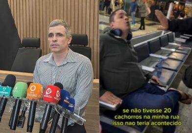 ‘Faria de Novo’: Motorista é preso ao tentar fugir após atropelar cães, em Manaus