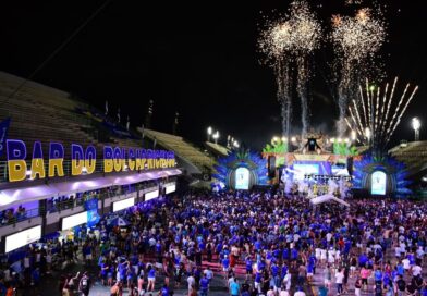 Bar do Boi Caprichoso leva a força da nação azulada ao Sambódromo de Manaus