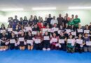 Primeira-dama Thaisa Cidade participa da entrega de certificação para alunas de curso de defesa pessoal