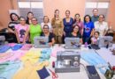 Primeira-dama Thaisa Cidade visita Centro São Benedito, contemplado com recursos do FPS para gerar emprego e renda