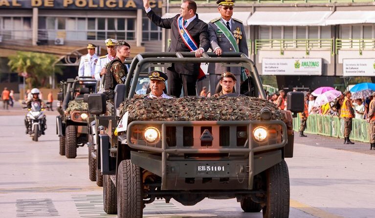 Forças de Segurança do Amazonas marcam presença no Desfile de 7 de Setembro em Manaus