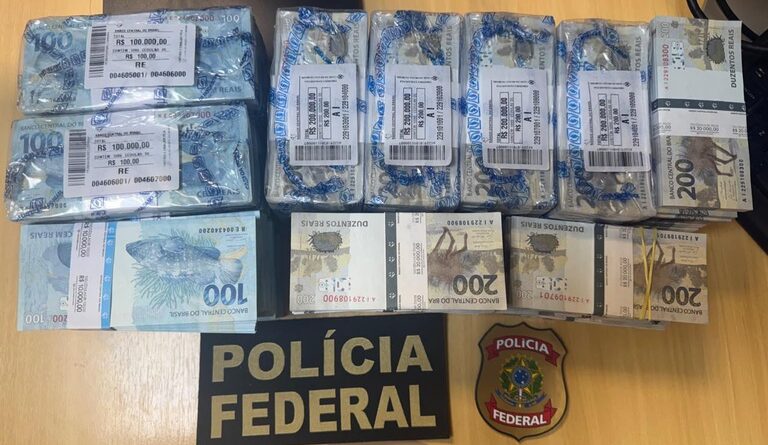 PF efetua duas prisões e apreende R$ 1,64 milhão no Amazonas