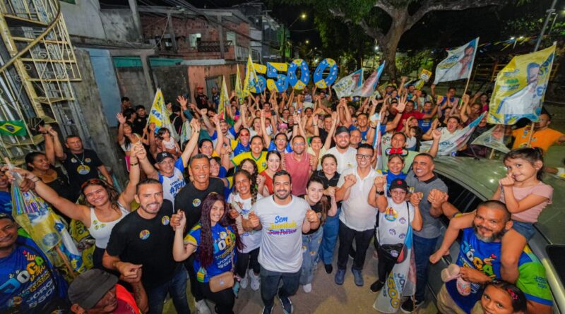 Em último ato de campanha, Jorge Oliveira reforça mensagem de fé e agradece apoiadores